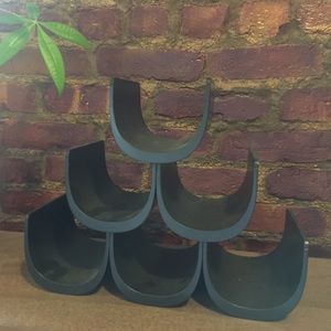 Alessi Noe Modular Bottle Holder - black